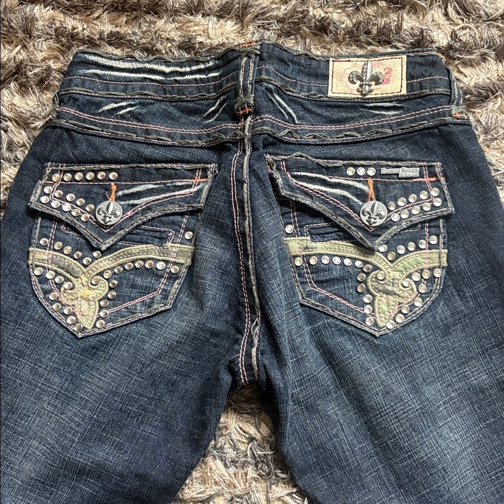 Laguna Beach Jeans with Jewels Embellishment Size 26 - Picture 5 of 10